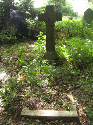 William's grave at St Peter's Church